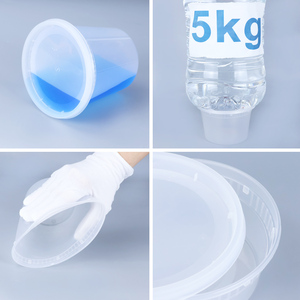 Senza BPA 8oz 16oz 24oz 32oz contenitori per alimenti in plastica trasparente PP a prova di perdite e microonde per la gastronomia "da utilizzare" - Product Image 2