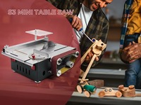 Scie à banc coulissante multifonction mini, micro-scie électrique pour couper le bois, le cuivre et l'aluminium