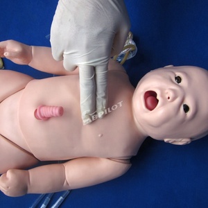 Maniquí de PVC Avanzado de Tamaño Real para Bebés Recién Nacidos, para Prácticas de Punción Umbilical, Intubación y RCP - Product Image 6