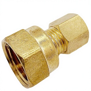 ได้รับการรับรองมาตรฐาน ISO HT ข้อต่อทองเหลืองแบบอัดขึ้นรูปไร้สารตะกั่ว รุ่น 66 ซีรีส์ แบบตัวเมีย FIP X OD ทนแรงดันต่ำ ป้องกันการกัดกร่อน - Product Image 2