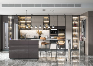 2025 Customizable Waterproof Home Furniture Cabinets Wholesale Prices for Dining and <b>Kitchen</b> Use - Product Image 6