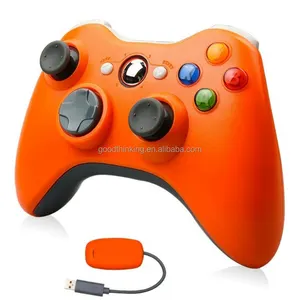 7 colors Game remote control PC PC360 2.4G Vibration joystick USB receiver gamepad for xbox 360 controller wireless