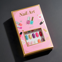 Boîtes d'emballage en carton ondulé pour l'expédition de colis par courrier, avec logo en relief personnalisé, pour les ongles