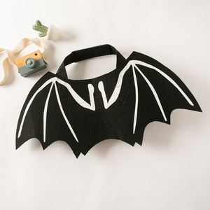 Halloween Bat <b>Wing</b> Costume for Dogs <b>Black</b> Cloth Pet Apparel Novelty Fall Accessory - Product Image 1