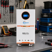 NOUVELLE Batterie de Stockage Solaire au Lithium LiFePO4 24V/48V 100AH 200AH 300AH 314AH 2.5-10kWh pour Systèmes Électriques Domestiques et de Camping-Cars Certifiée 6000