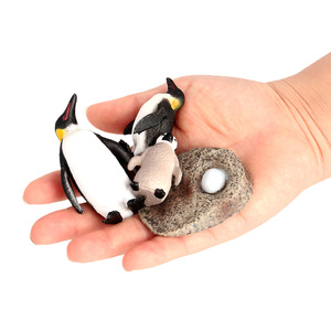 Figurines d'animaux en PVC massif en gros : fleurs, pingouins, locustes, figurines du cycle de vie - Product Image 6