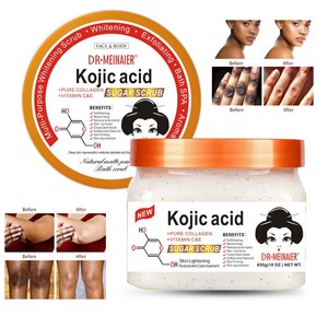 Gommage corporel exfoliant aux fruits et au sel marin, blanchissant, au sucre de fruits, 650g, <span class=keywords><strong>le</strong></span> plus vendu - Product Image 4