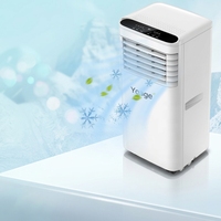 Climatiseur portable électrique 1HP, refroidissement uniquement, compact, tout-en-un, télécommande, plug-and-play, 850W, maison, bureau