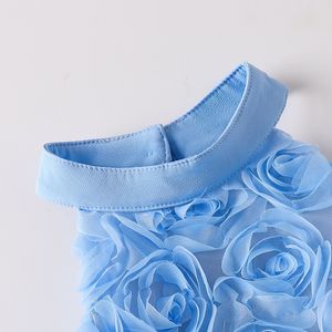 Completo 2 Pezzi <span class=keywords><strong>per</strong></span> Bambine con Top Halter 3D a Rosa e <span class=keywords><strong>Pantaloni</strong></span> Larghi, Ideale <span class=keywords><strong>per</strong></span> Uso Quotidiano e Occasioni Festive - Product Image 3