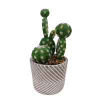 Tizen Faux Plantes Plante Artificielle En Pot Petit Désert Cactus Artificiel Simulé Plantes Vertes