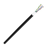 Câble de construction en cuivre pour ascenseur CCTV, plat, double blindage, PVC CAT5E/6A, résistant au froid, torsadé, résistant à l'usure, SWA