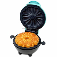 Machine à faire des mini-gâteaux Aifa, électrique, compacte, avec des moules à fleurs antiadhésifs et chauffage double face