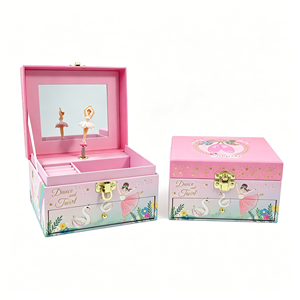 Scatola Portagioie Musicale Personalizzata Styiyucraft con Ballerina Rotante, Organizzatore di Gioielli per Regali di Compleanno per Bambini, Vendita all'Ingrosso - Product Image 1