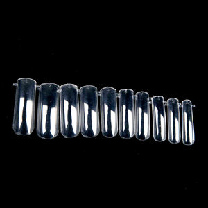 <span class=keywords><strong>Rosalind</strong></span> Nail Supplies Manicure 100 pcs/set Artificial Poly Gel Fakenail Tips Clear Acrylic Uñas postizas Modelo para extensión de uñas - Product Image 6