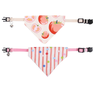 Collar de Bandana para Perros y Gatos con Diseño de Frutas de Algodón Personalizado al por Mayor del Fabricante - Product Image 2