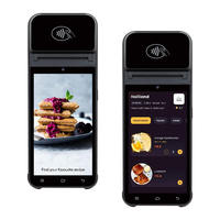 Produsen Cina 5.5 "mesin kartu kredit pembayaran portabel pintar Retail genggam Pos Android Terminal dengan Printer