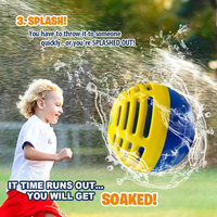 Ensemble de jouets à eau Fun Family Splash Bomb Activité éducative intérieure/extérieure avec ballon de minuterie pour attraper et lancer des jeux