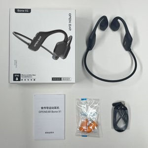 Cuffie OPENEAR Bone X1 alla Moda, BT5.2, Cancellazione del Rumore, IPX5, Lettore MP3, Risposta alle Chiamate, Auricolari <span class=keywords><strong>TWS</strong></span>, Cuffie Wireless Sportive - Product Image 6
