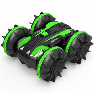 Voiture télécommandée amphibie RC 2,4G 1:20, rotation 360°, étanche, double face, tout-terrain, pour cascades - Product Image 4