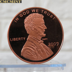 Koin Tembaga Tua Jumbo Penny 1 Oz .999 Tembaga Murni 2/4 Koin Bulat Whitehouse - Product Image 2