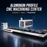 Centre d'usinage CNC à quatre axes LZX-CNC-7000 ULTRA, course de 7000 mm, pour fraisage et perçage de profilés en aluminium pour murs-rideaux et puits de lumière