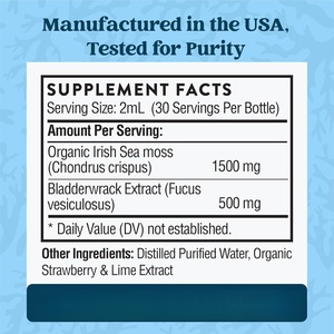 Gotas de Musgo Marino Natural de Marca Privada OEM/ODM, Bebida de 60 ml para Estimular la Inmunidad en Adultos - Product Image 4