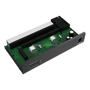 ตัวแปลงสัญญาณมีเดีย 1G8E ไฟเบอร์เป็นอีเธอร์เน็ต 8xRJ45 1xSC 10/100/1000 Base-Tx เป็น 100Base-FX อีเธอร์เน็ตไฟเบอร์สวิตช์ - Product Image 4