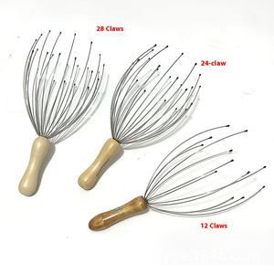 ไม้โปรโมชั่นของขวัญเครื่องนวดหนังศีรษะมือถือไม้เครื่องมือผ่อนคลายของขวัญงานฝีมือพร้อมโลโก้ออกแบบได้ตามต้องการ - Product Image 2