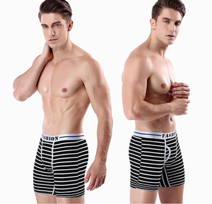 Boxer da Uomo a Vita Media Comodi e Traspiranti in Tessuto Lavorato a Maglia, Intimo Popolare per Giovani Uomini - Product Image 4