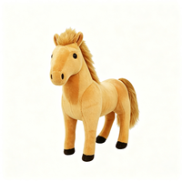 Peluche Cheval Personnalisée Douce et Réaliste – Jouet en Peluche Animal Cheval Personnalisable