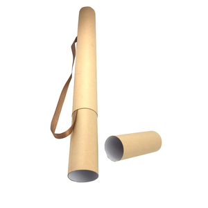 Custom made strong mailing paper tube box packaging poster paper tube packaging long