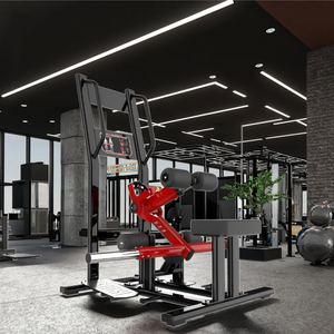 <span class=keywords><strong>Machine</strong></span> à <span class=keywords><strong>presse</strong></span> fessière debout, entraîneur de poussée des fesses et des hanches pour le renforcement des jambes et des fessiers, équipement de salle de sport commercial - Product Image 4