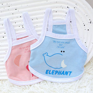 Gilet pour animaux de compagnie à imprimé animal mignon, pour chiens et chats, bretelles légères de couleur pastel, Style princesse ZYKBX12 - Product Image 2