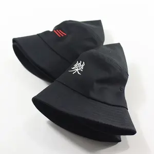 성인용 여름 면 부니 모자 플러스 사이즈 큰 머리 남자/여자 57-59cm 60-63cm 큰 양동이 60-63 편지 패턴 성인 낚시 - Product Image 6