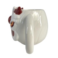 Culture traditionnelle chinoise danse du lion tasse de tête de lion chinoise tasse à café en céramique 3D