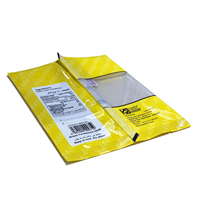 Sachet plastique imprimé sur mesure à fermeture centrale avec fenêtre transparente, emballage alimentaire de qualité pour l'emballage de la cardamome verte et des assaisonnements