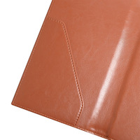 Porte-billets en cuir en gros, porte-reçus, mini classeur avec pochette pour billets de banque, porte-billets magnétique en cuir PU