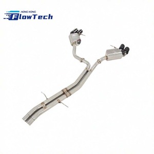 Sistema de Escape Catback con Válvulas de Acero Inoxidable T304 para Porsche Macan S/GTS/Turbo 3.0T 3.6T con Control Remoto de Válvulas y Puntas Cuádruples - Product Image 1