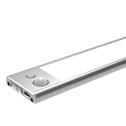 Светодиодный светильник для шкафа, светильник для шкафа с перезаряжаемой батареей и пассивным ИК-датчиком, ночник