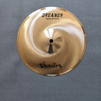 Kit de cymbales splash électriques professionnelles de 10 pouces (25 cm de diamètre, 0,3 kg de poids), finition brillante, électroniques