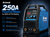 Nouvelle soudeuse portable ARC MMA Rolwal avec écran LED, machines à souder 220V