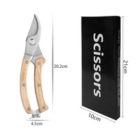 Outils de jardinage Lot de 2 sécateurs de jardin à lames en acier inoxydable