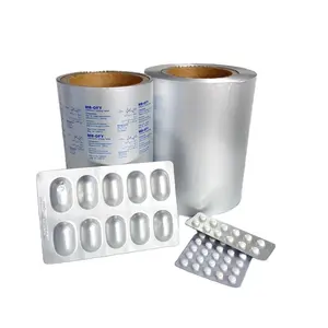 OPA25/AL45/PVC60冷成型箔密封，带PTP泡罩铝箔，用于药品医疗包装