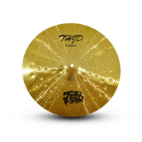 Ensemble de cymbales en alliage chinois Tongxiang 14" Hi-Hat + 16" Crash + 18" Crash + 20" Ride Son professionnel Fabriqué à la main Boîte en papier et étui en bois