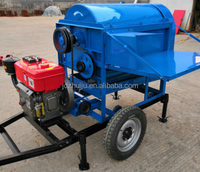 Machine combinée automatique polyvalente de décorticage et de battage du maïs à grande échelle, 3-4 tonnes par heure, HJ-5TD900