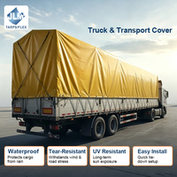 Bâche en PVC robuste et imperméable 500 GSM, bâche industrielle résistante aux déchirures pour couvertures de camions, tentes et agriculture