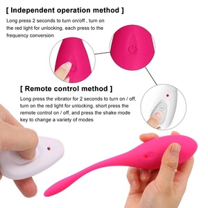 Vibrador de punto G para mujer, Bola de <span class=keywords><strong>Kegel</strong></span> para ejercicio Vaginal, huevo vibrador, Control remoto, Juguetes sexuales - Product Image 3