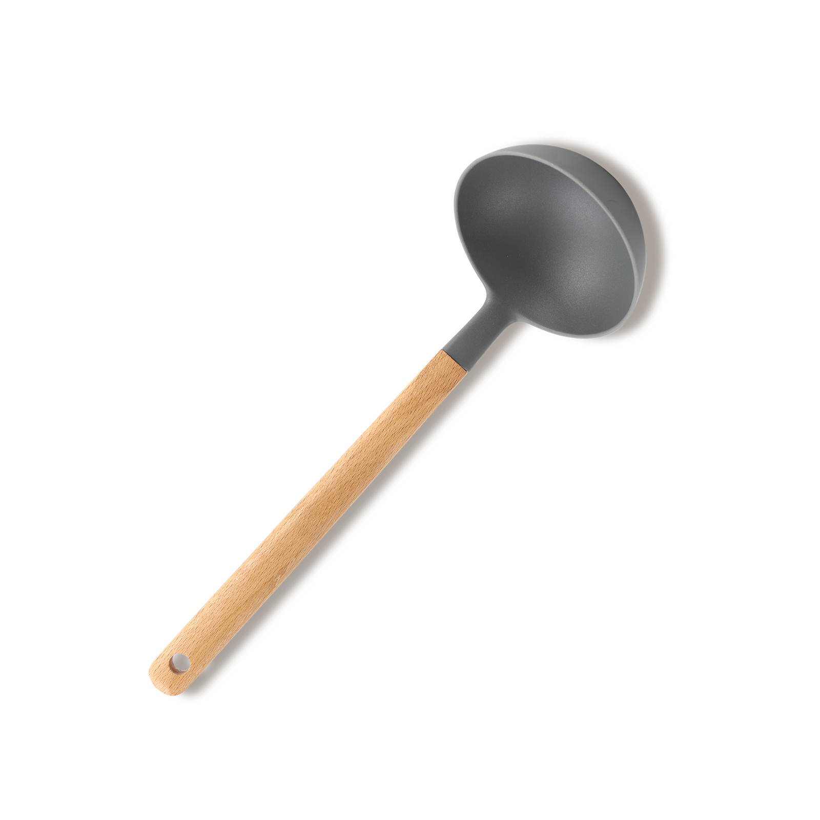 Cucharón de sopa gris