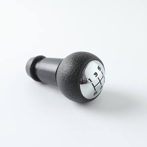 Pommeau de levier de vitesse en cuir, boîte de vitesses manuelle à 6 vitesses pour Peugeot 307, conception ergonomique - Product Image 4