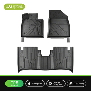Tappetini Auto 3D Impermeabili, Accessori Interni per Auto, Tappetini Resistenti Inodore su Misura, Tappetini in TPE per Veicoli - Product Image 1